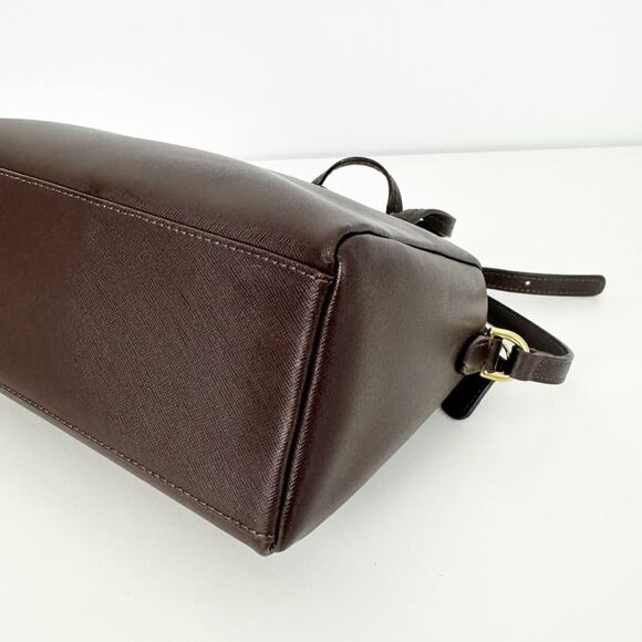 Coach Peyton Bennett Mini Satchel Brown - Picture 7 of 8